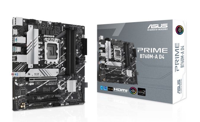 Placa Mãe Asus PRIME B760M-A D4 90MB1D00-M0EAY0i