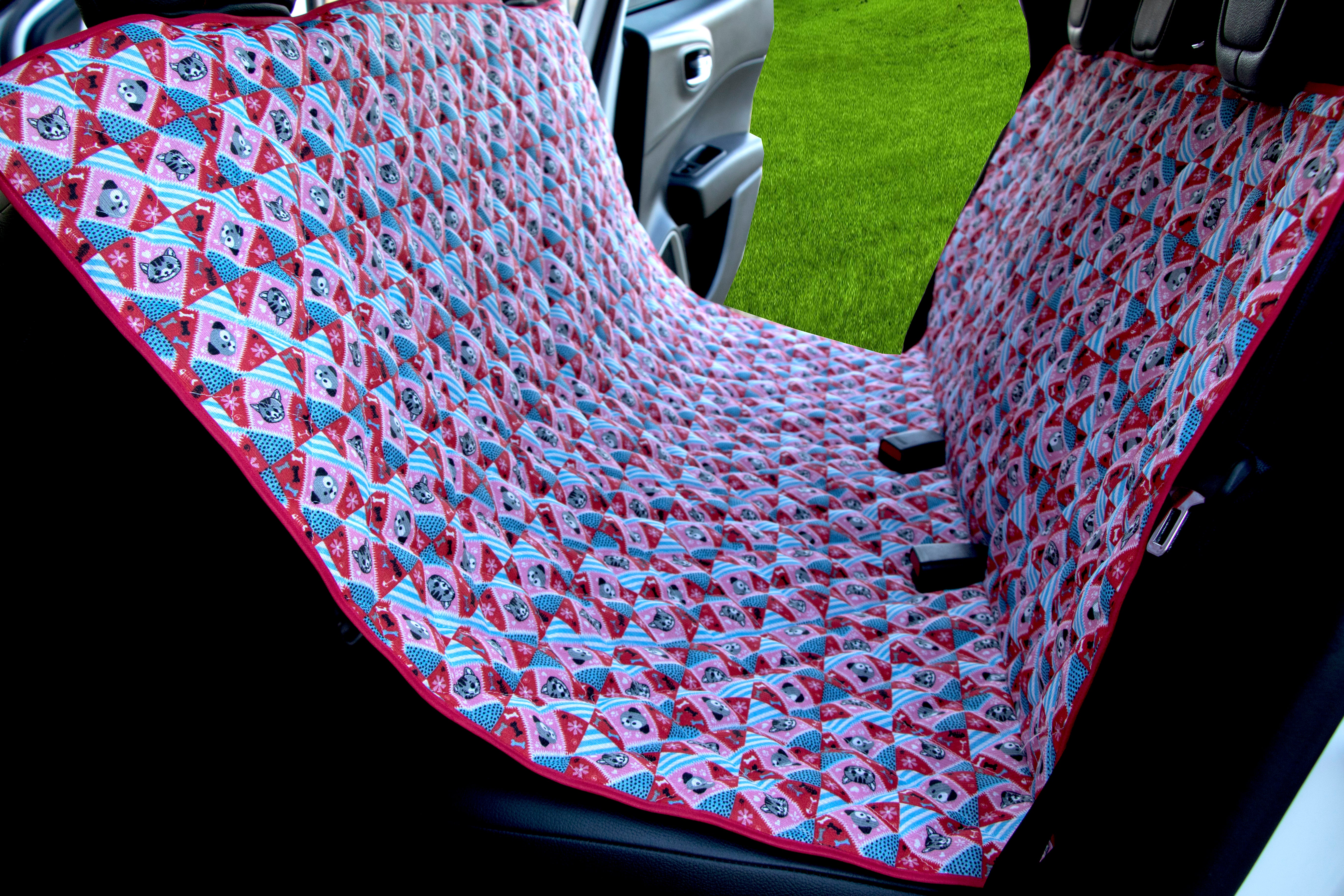 Protetor Pet De Veiculo Para Banco Traseiro Vermelho