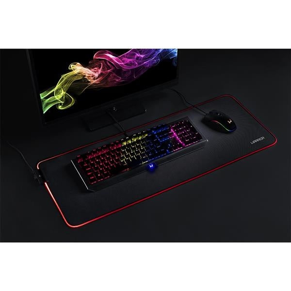 Warrior Cronos Mouse Pad Gamer Flex Rgb Xl Multilaser Ac341