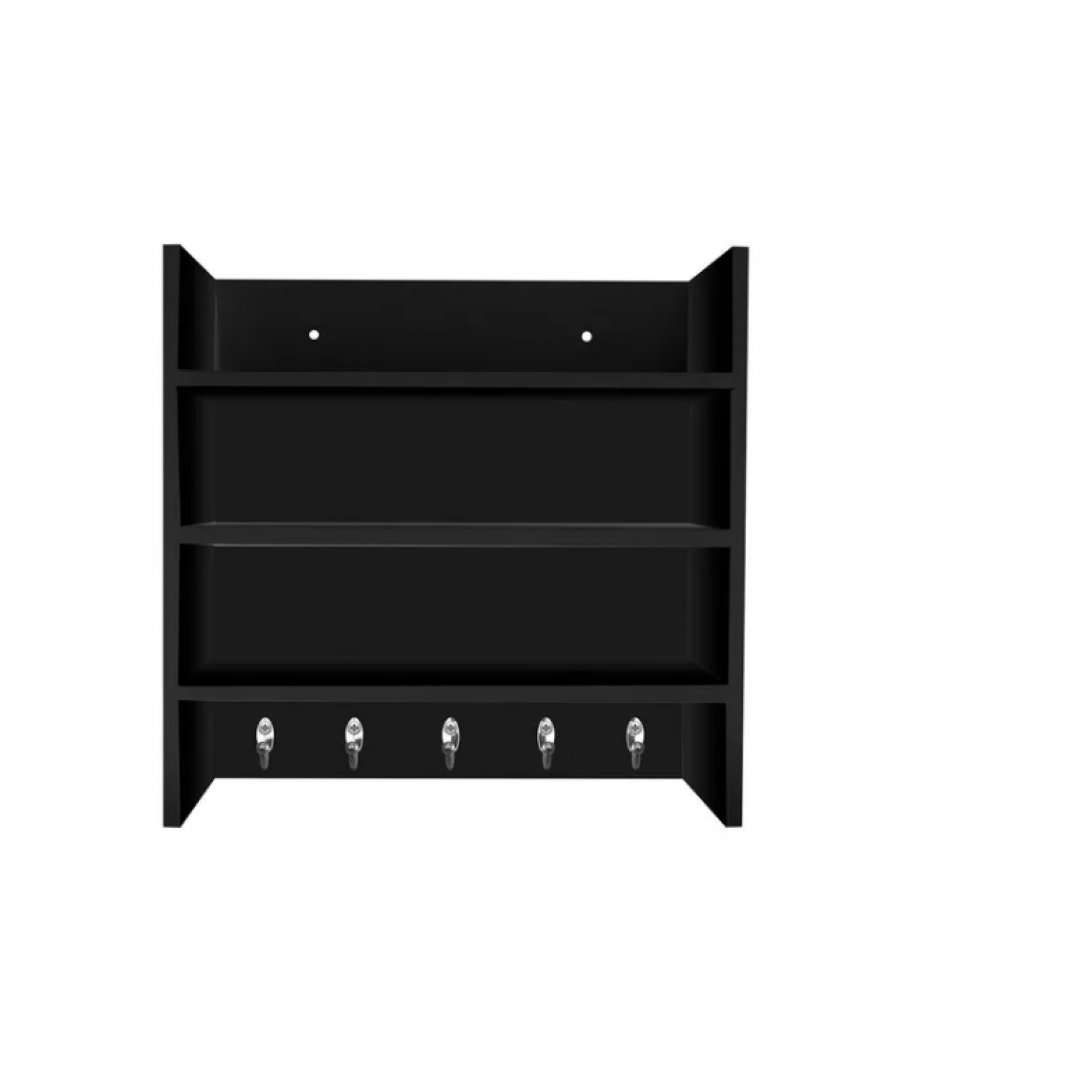 Porta Tempero Preto Em Mdf