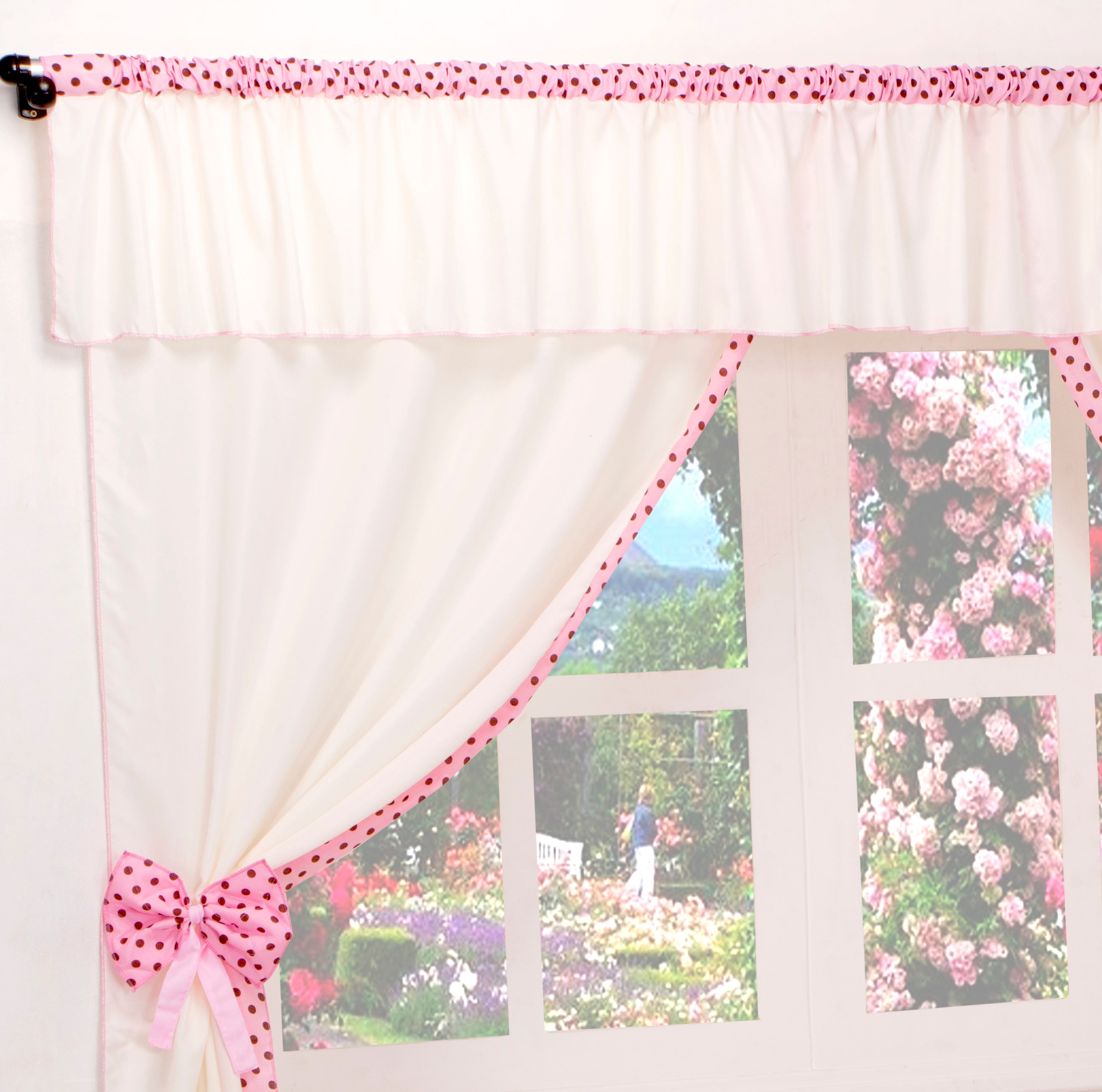 Cortina Infantil Ursinha 2,00m X 1,70m Palha