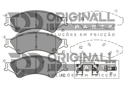 Pastilha De Freio System Ceramic Ocda1041