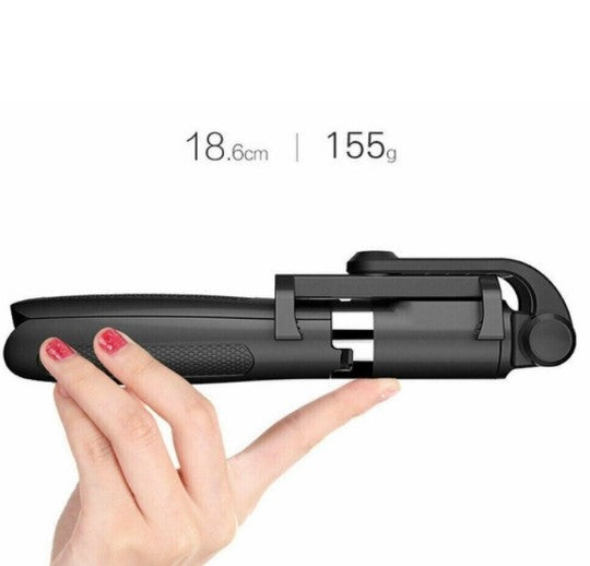 Bastão Pau Selfie Tripé Controle Bluetooth Retrátil Celular Suporte Portátil Universal Mesa Câmera Monopod 3 em 1 GoPro iPhone
