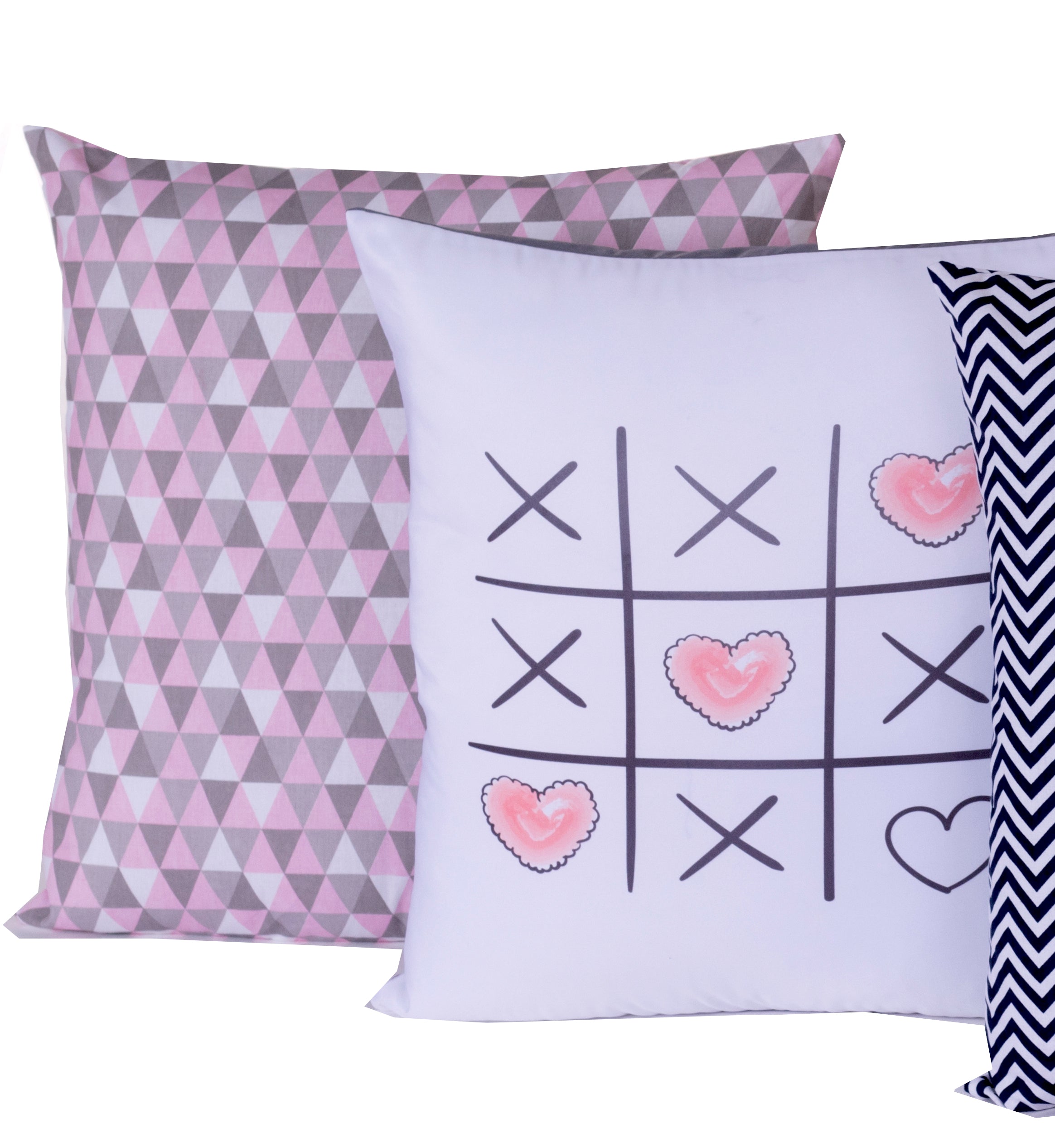 Kit Capas De Almofadas Decorativas Love 04 Peças