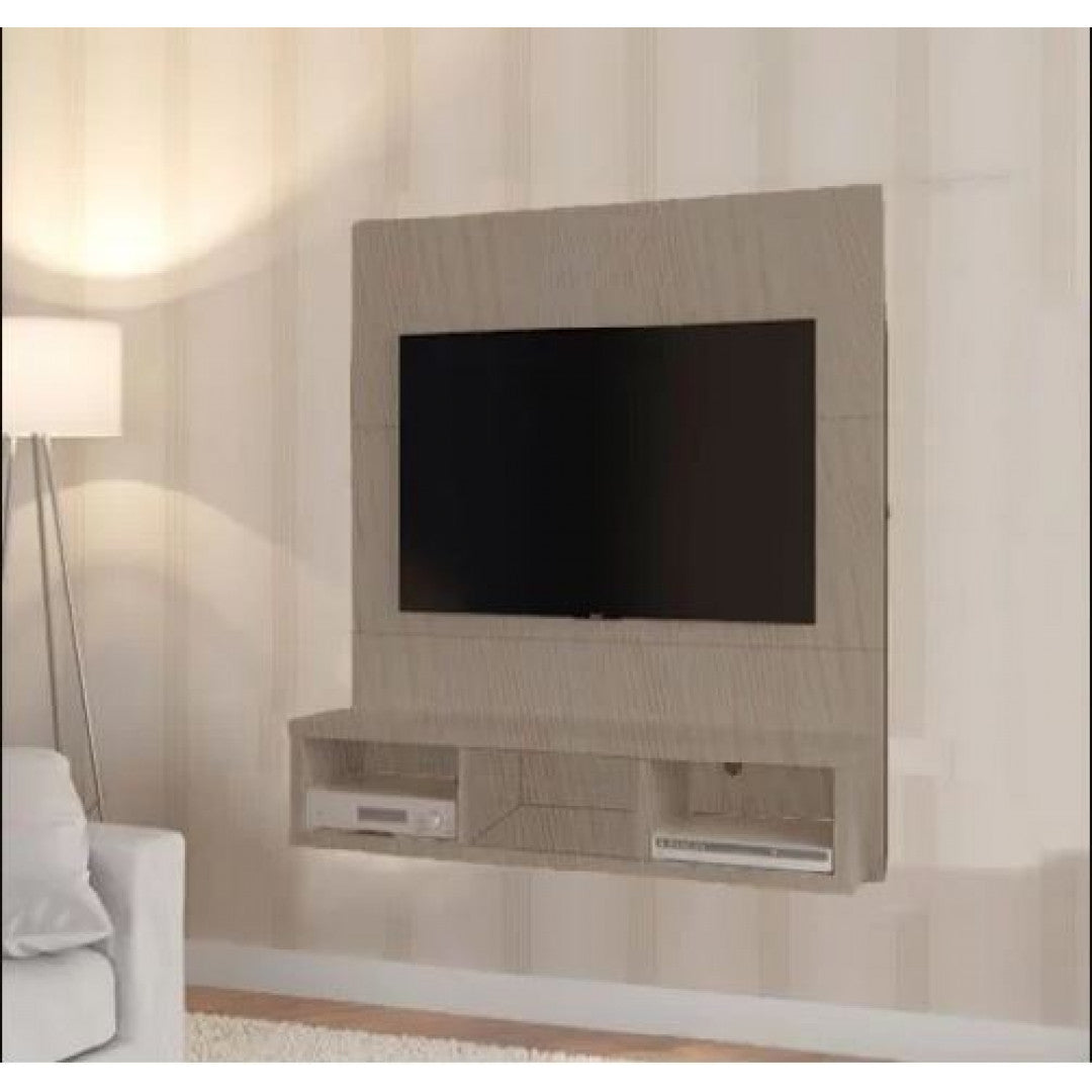 Painel Para Tv Até 32 Polegadas 3 Nichos Madeirado Em Mdf