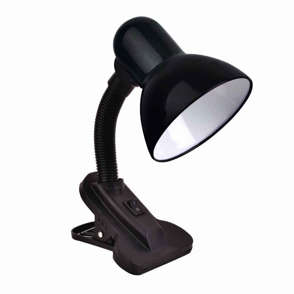 Luminária Abajur Flexível 37cm Led Preto Forte Escritório