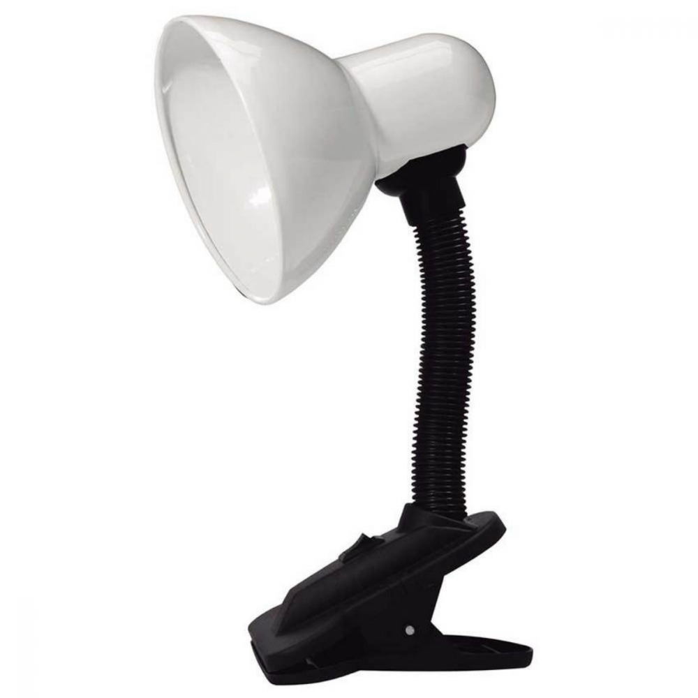 Luminária Abajur Flexível 37cm Led Branco Forte Escritório