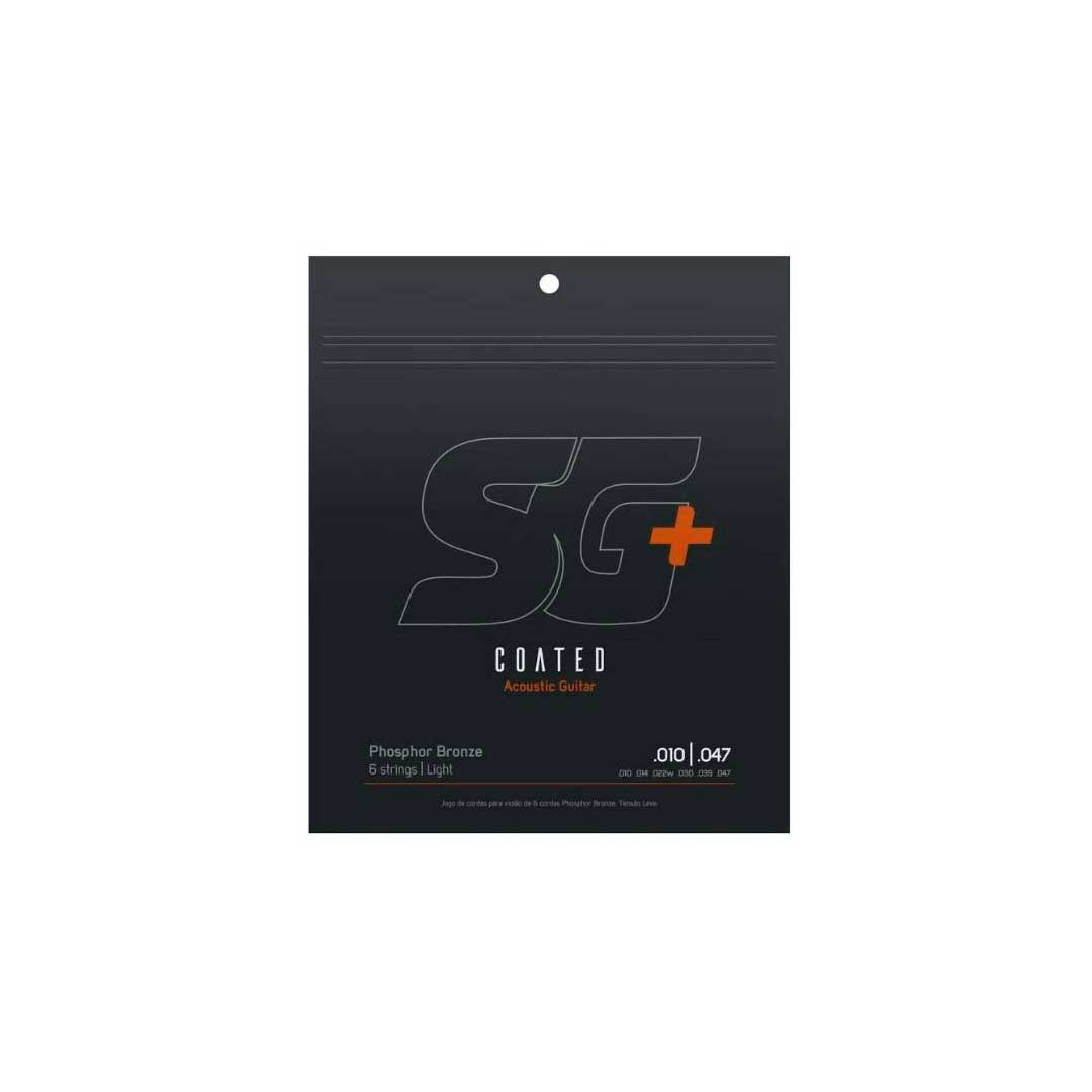 Encordoamento P/violão Fósforo Bronze Sg+ Revestido 010