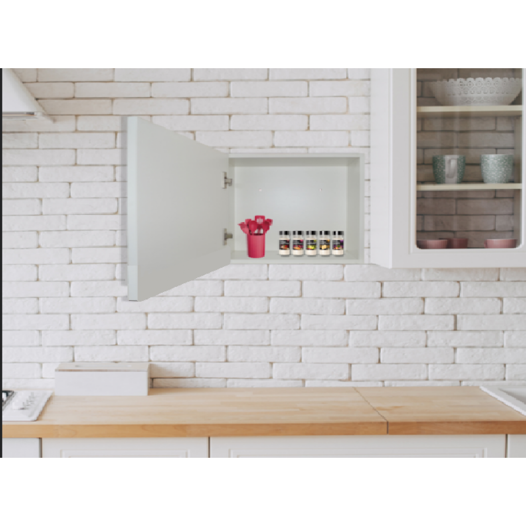 Armário Aéreo 1 Porta Branco Em Mdf