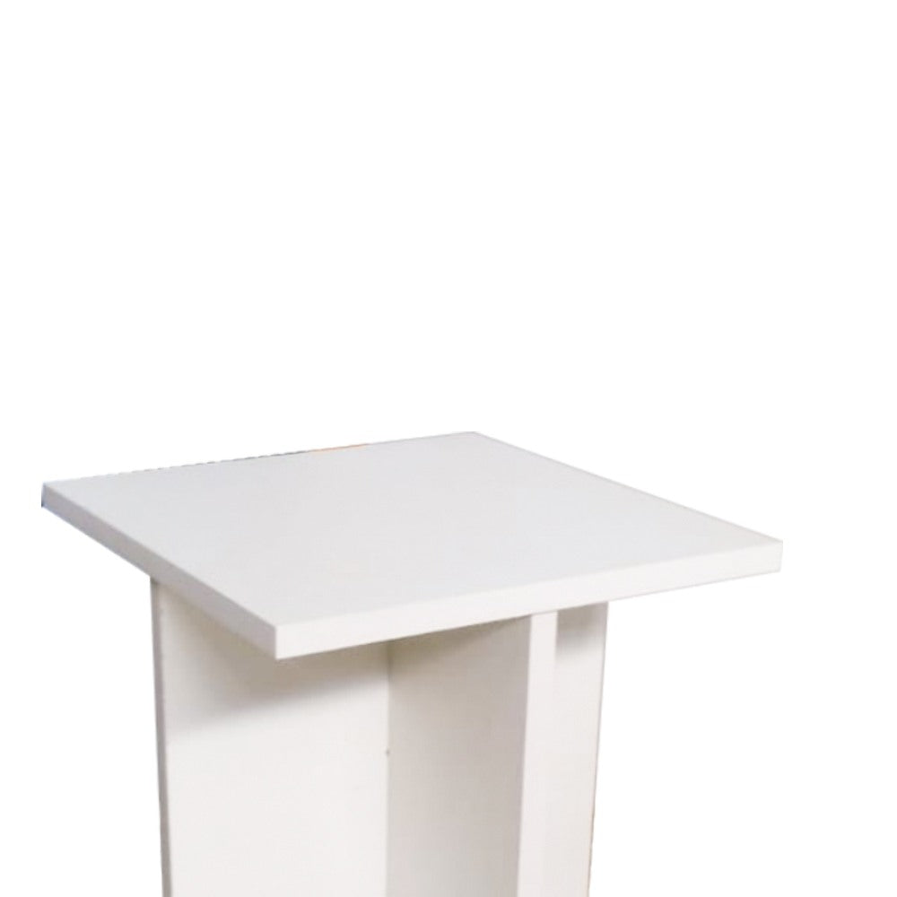 Banco Tampo Quadrado 55 Cm Trovarelli Branco