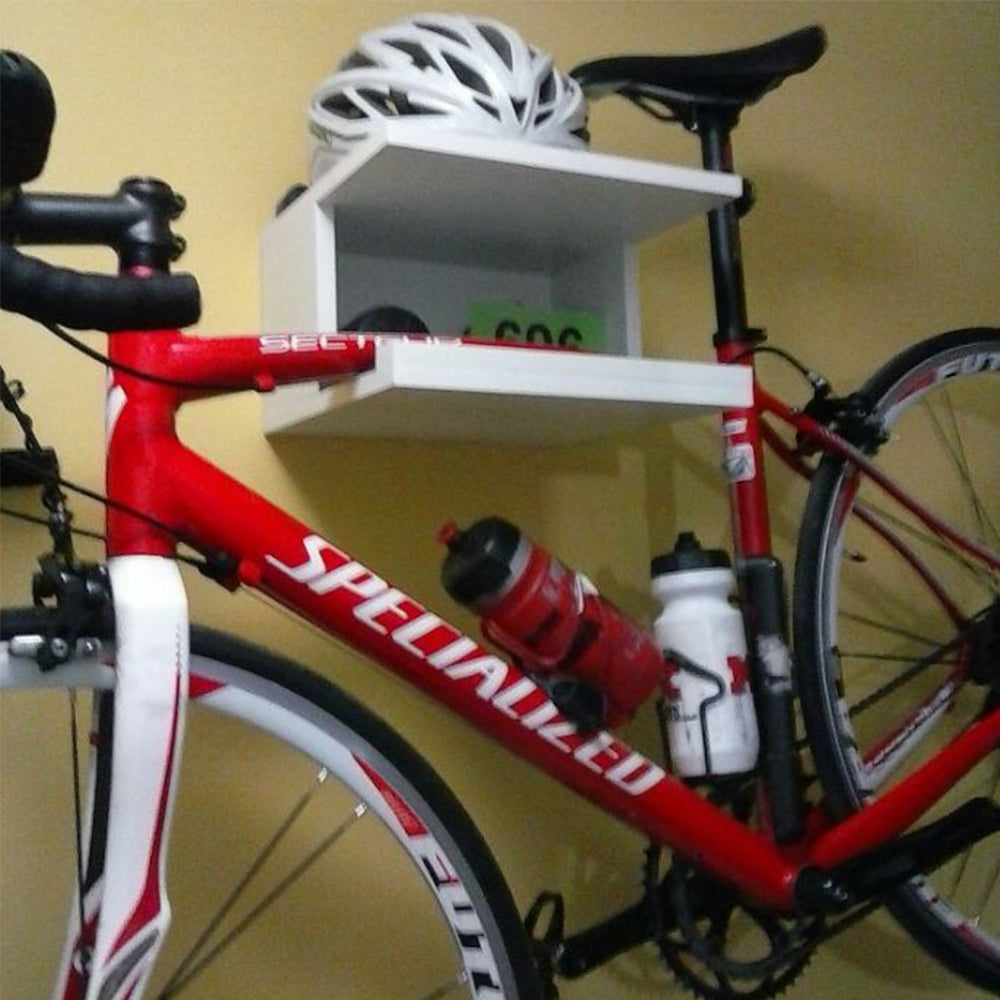 Suporte Para Bike Branco Trovarelli