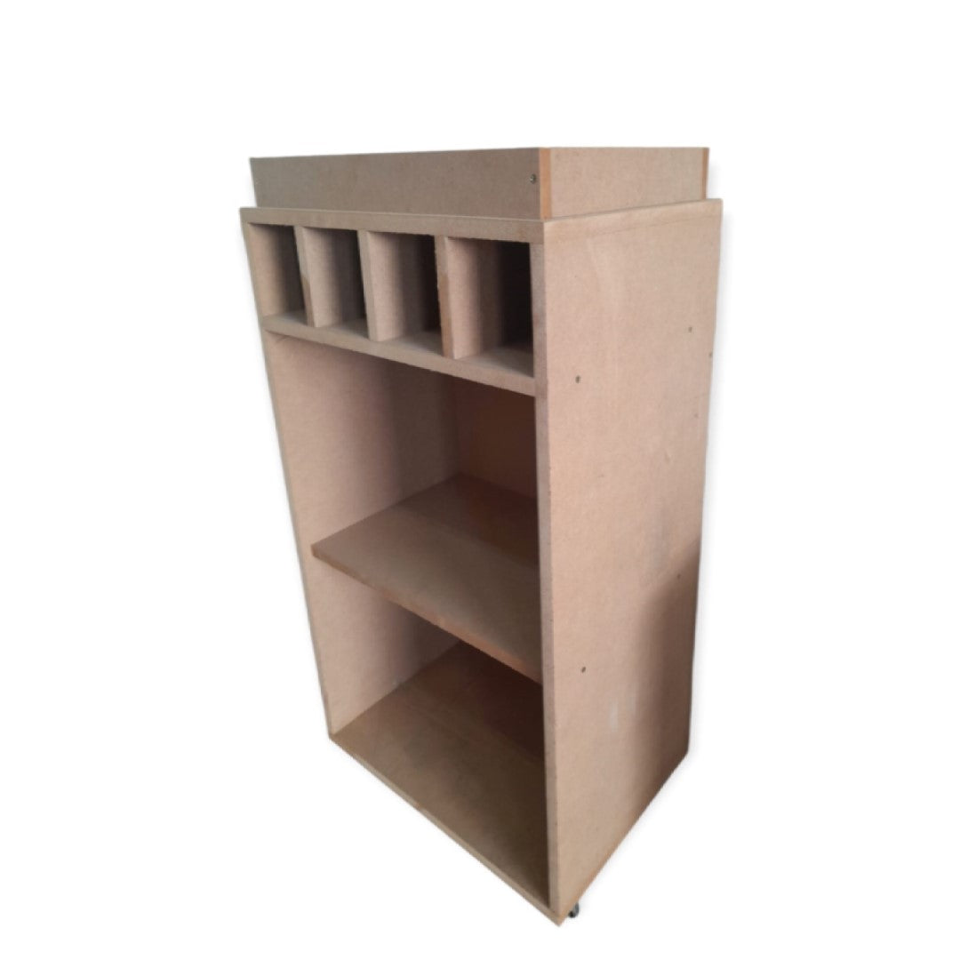 Balcão Bar Adega Em Mdf Natural