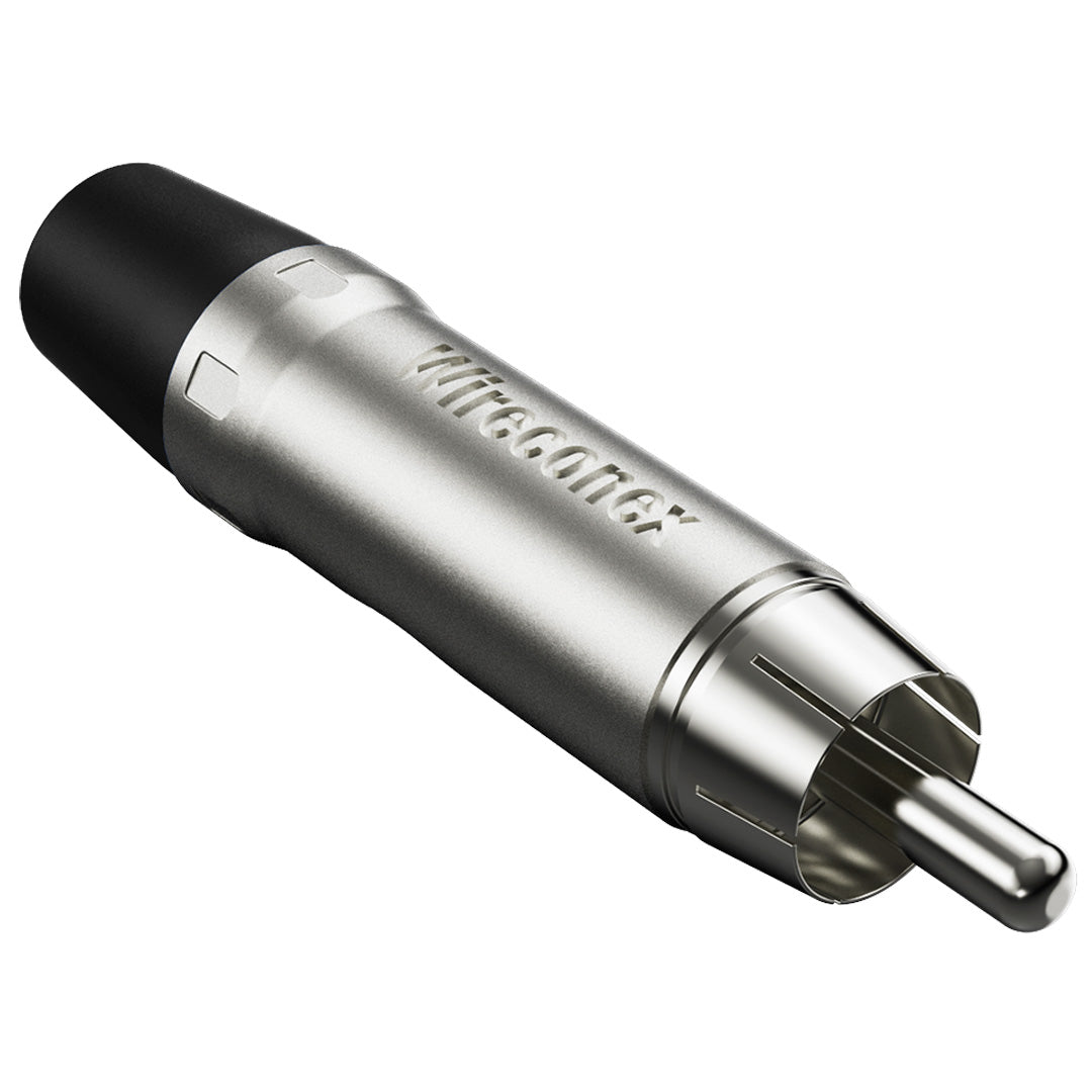 Conector Plug Rca Macho Wc 1212 Bk Wireconex 10unidades - Pç / 10
