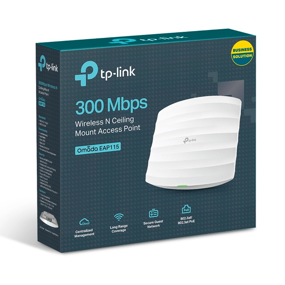 Access Point TP-LINK Wireless N 300 Mbps PoE EAP115