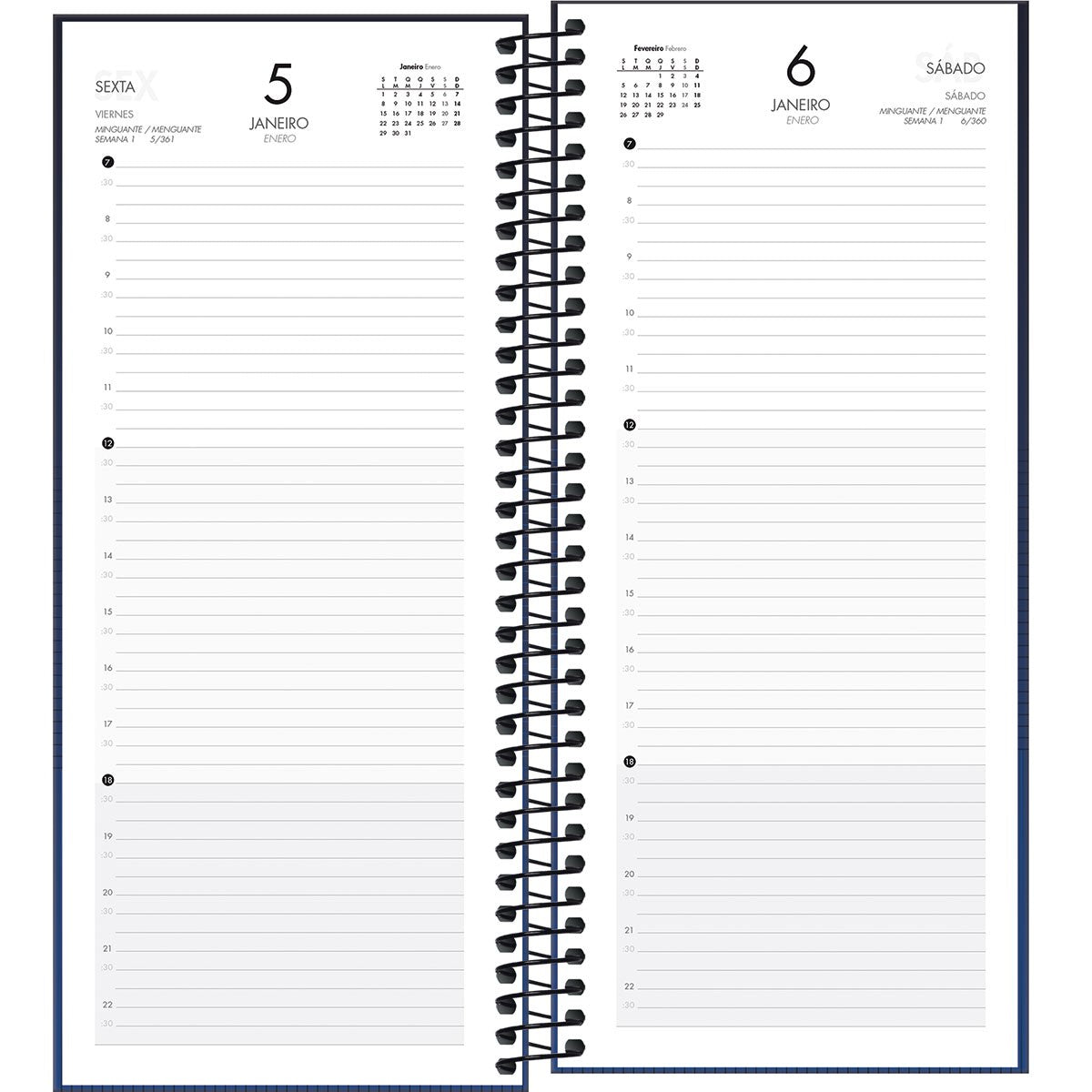 Agenda Executiva 11,9 X 27,5 Cm Comercial Ideale 2024
