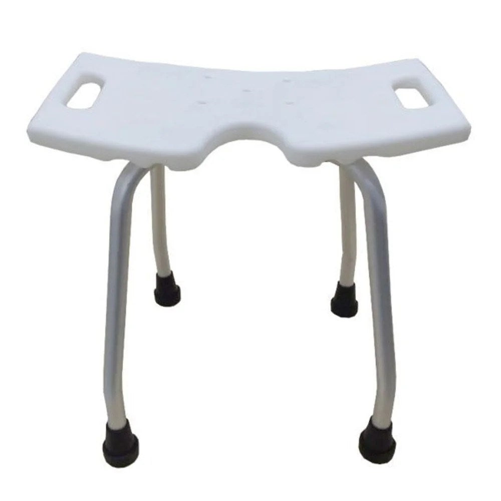 Banco Para Banho Sem Encosto Branco Alo Banbr