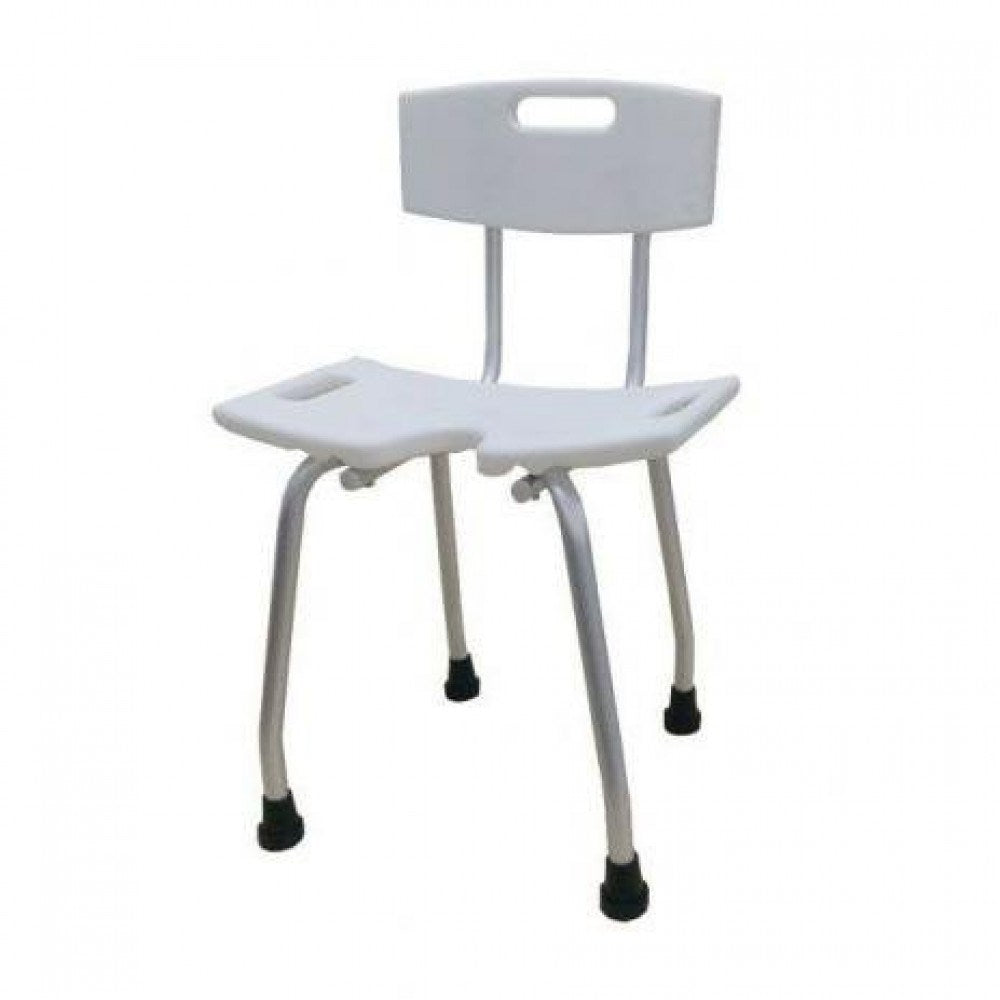 Banco De Banho Branco Com Encosto Banebr Alo