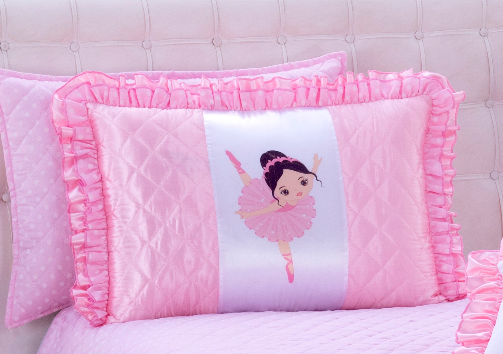 Kit Colcha Cobre Leito Balé Bailarina Solteiro 03 Peças