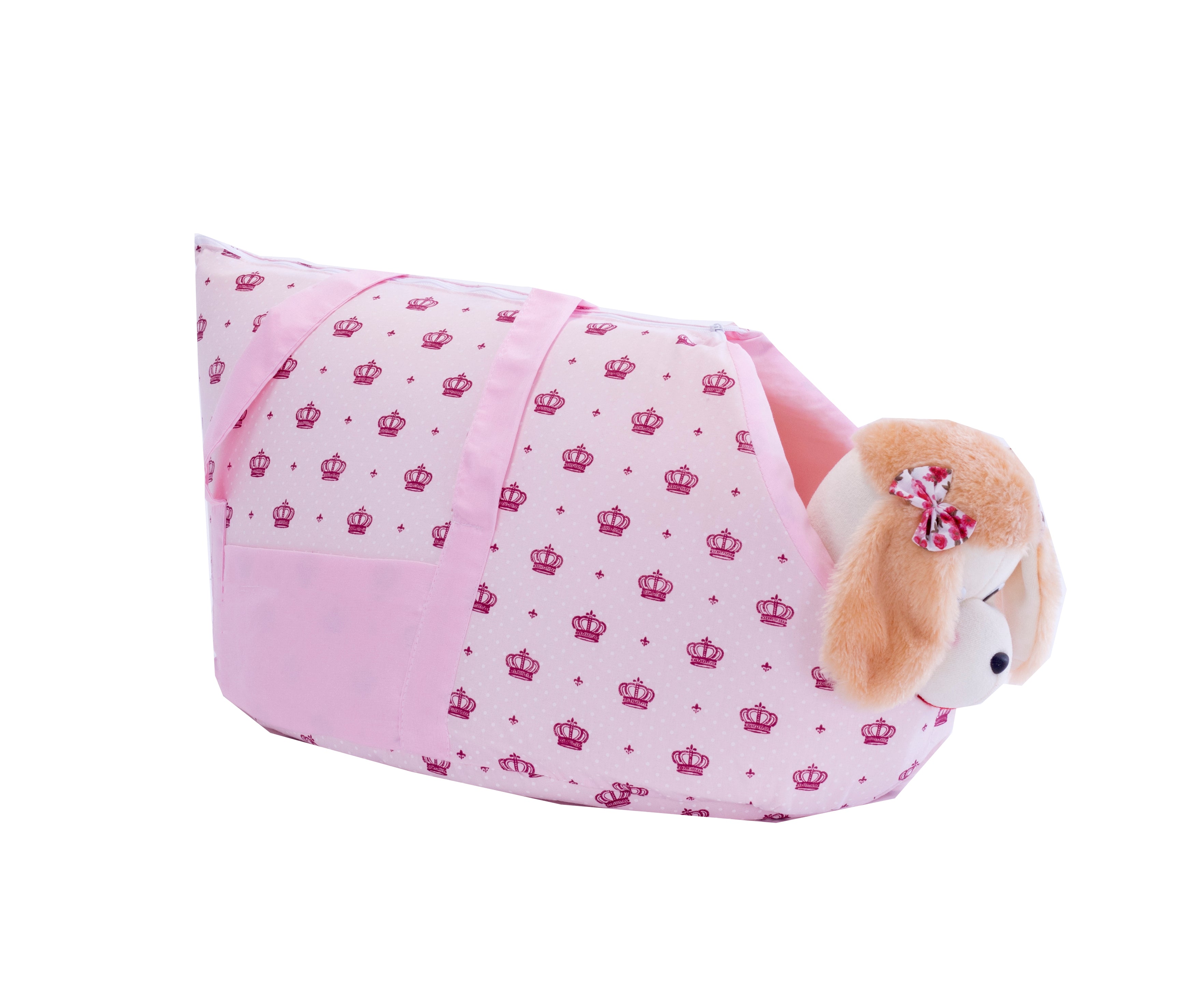 Bolsa Pet Realeza Rosa