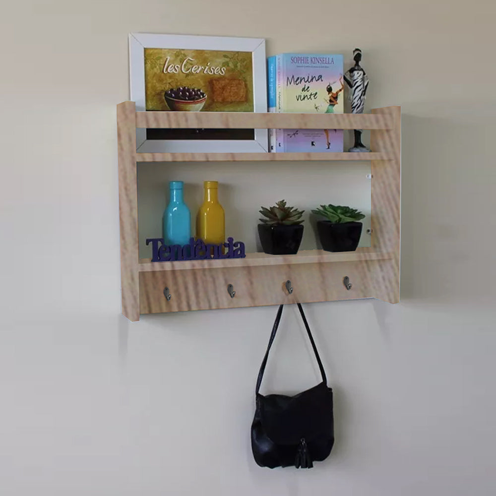 Porta Chave Organizador Madeirado Em Mdf