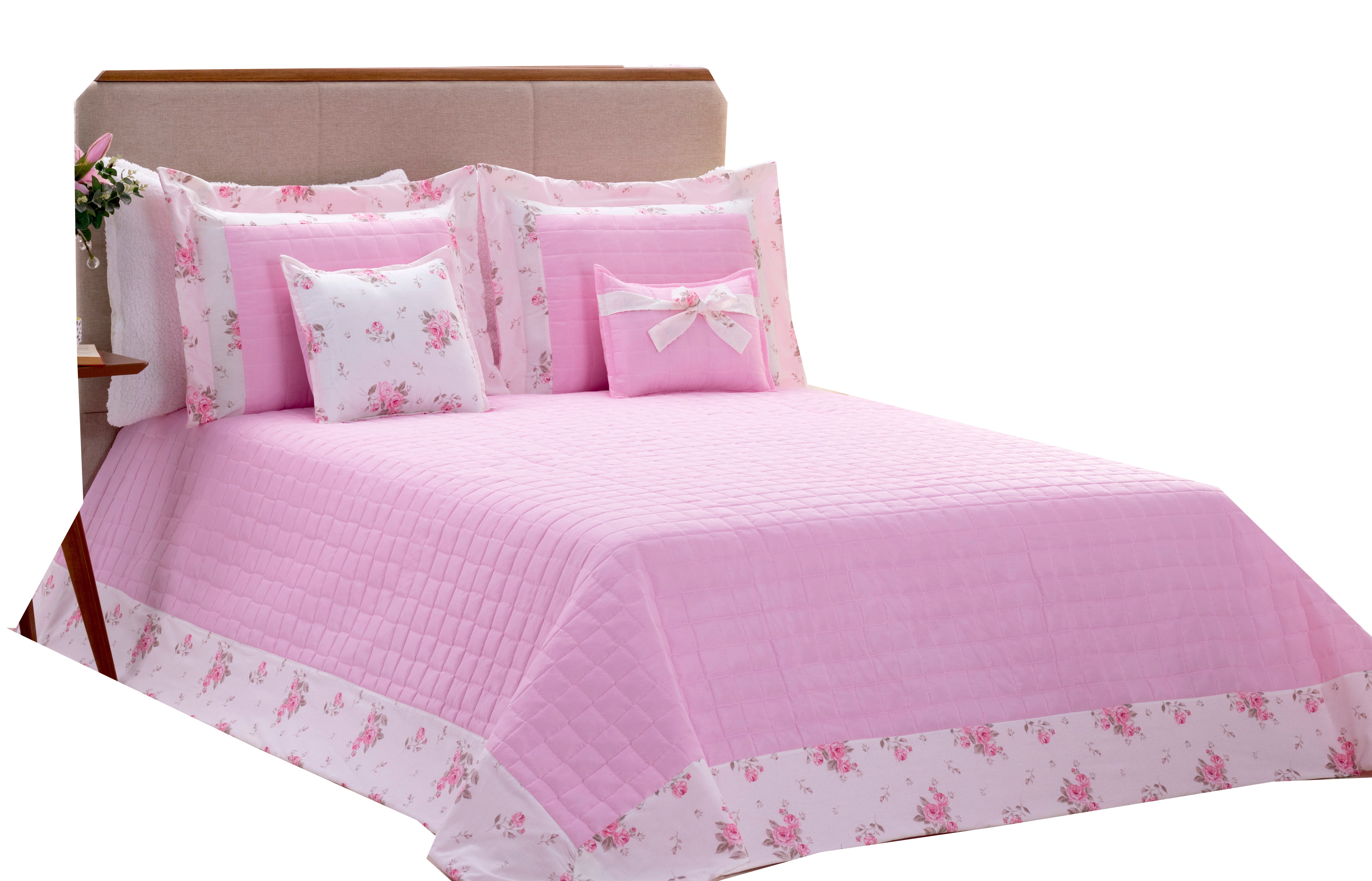 Kit Cobre Leito Bella Queen Size 05 Peças