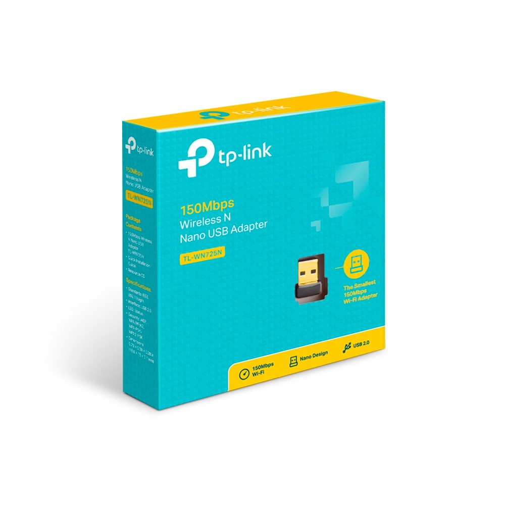 Adaptador Nano USB Wireless TP-Link TL-WN725N
