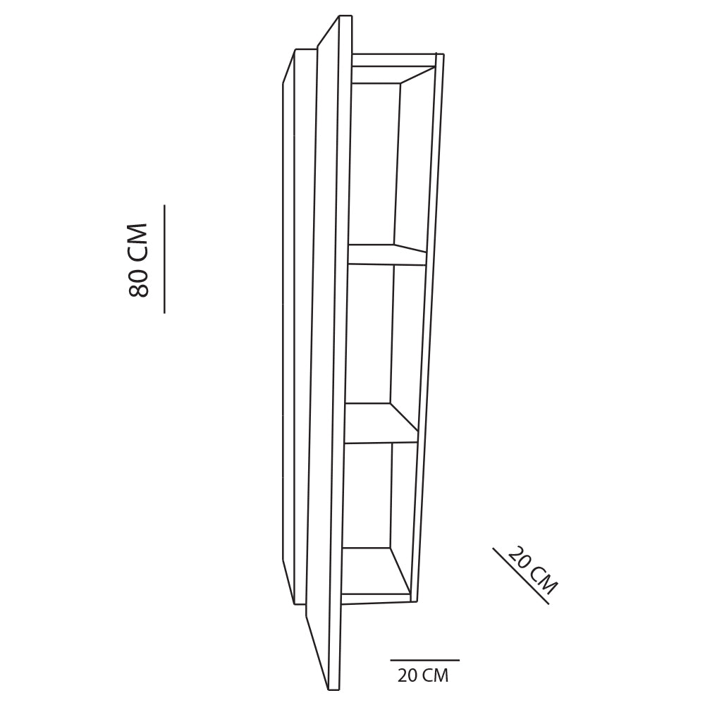 Armário Nicho Toalheiro Preto Em Mdf