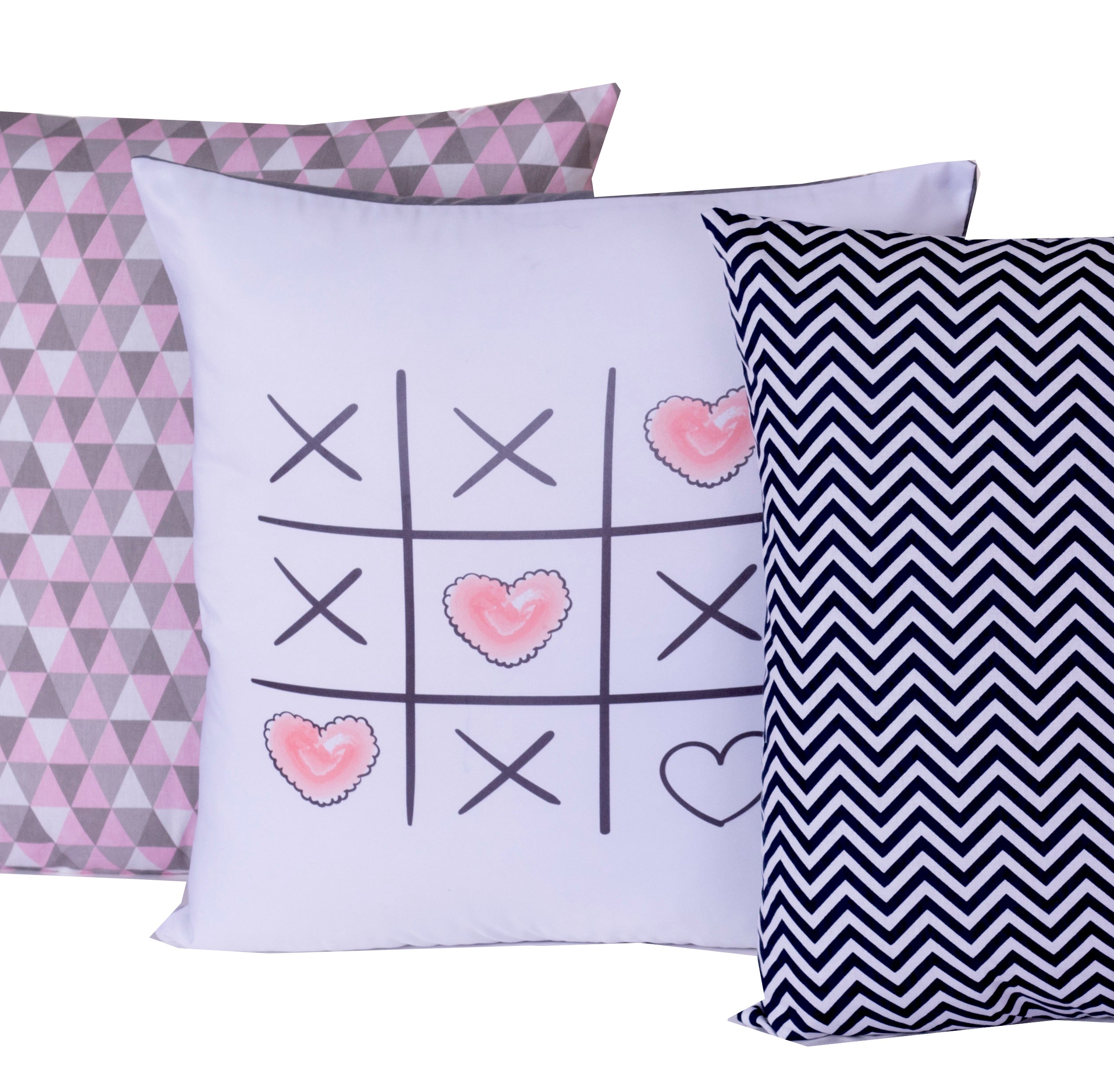 Kit Capas De Almofadas Decorativas Love 04 Peças