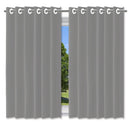 Cortina Blackout Pelicula C/Ilhos Cinza 280x140