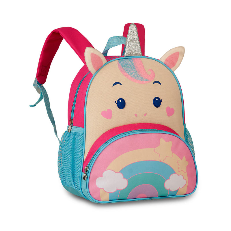 Mochila Infantil Com Alças - Unicornio Rosa