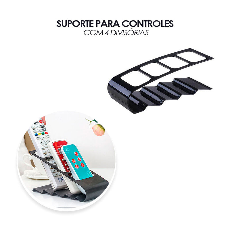 Suporte Para Controle Remoto 4 divisórias