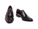Sapato Social Oxford Cromo Argentino Pinhão - 000404CRMPNH