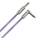 Cabo P10 Prowire Em L Tweed Branco/lilás 3,05m Wireconex