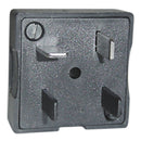 PLUG TELEFONE PINO MACHO PADRÃO 2T/ PL PRETO - PC / 10