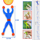 Kit 20 Bonecos Que Gruda Parede E Vidro Ninja De Brinquedo