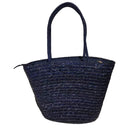 Bolsa Grande Artesanal Ombro  Grande Cor:azul Escuro