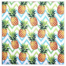 Kit 4 Guardanapo De Tecido Zigzag Alegre Abacaxi 40cmx40cm - UN / 4