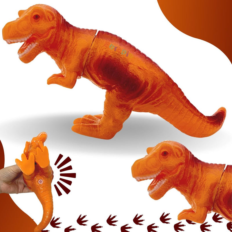 Dinossauro Brinquedo Vinil Boneco Infantil Dino Rex