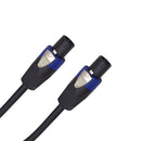 Cabo 05 Metros Conector Macho Speakon Spk 4p 05 425 Wireconex