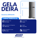 Ref 375l Brastemp 2p Frost Free  - Brm44hkana