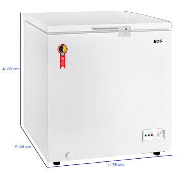 Freezer 142l Eos Horizontal 01 Tampa - Efh150x - B159161