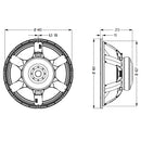 Alto-falante 18 Pol 1500w Rms 8 Ohms 18lf3000b8 Atk