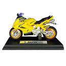 Miniatura Moto De Brinquedo Com Som E Acende Farol Metal