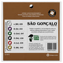 Encordoamento Violão Nylon Cristal Pacote 03 Unidades São Gonçalo