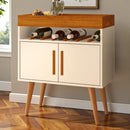 Aparador Adega Denver Off White Caramelo