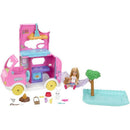 Barbie Family Chelsea Trailer De Camping 2 Em 1