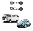 Par Manivela Eleva Vidro Cromada Fusca 70 A 96 Kombi 75 A 13