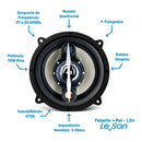 Kit Falante Quadriaxial 4 Pol 140w 4r Cinza Leson
