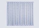 Cortina Jacquard  6,00x2,50 Para Varão Simples