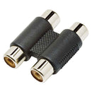 EMENDA CABO 2 JACK RCA PARA 2 JACK RCA DUPLO - PC / 10